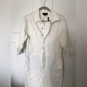 Nordstrom Cynthia Rowley White Jumpsuit